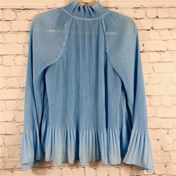 DEREK LAM 10 CROSBY Pleated Blouse - Picture 4 of 5